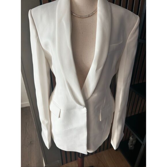 Zara white blazer size small stylish form sitting work attire work blazer - Picture 1 of 5